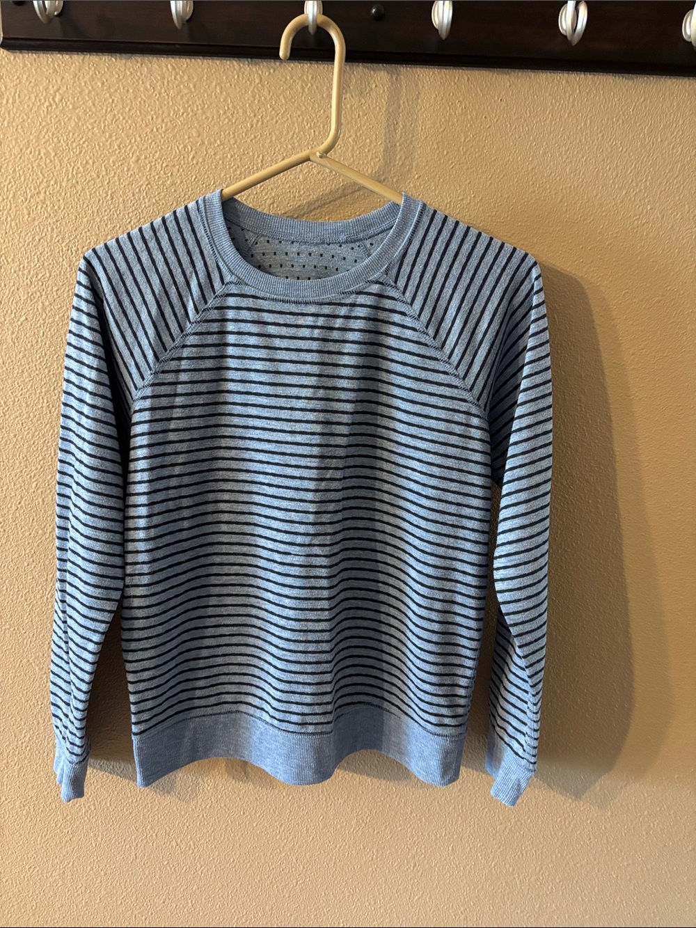 Women’s Marine Layer Reversible Lightweight Blue Striped or Crewneck Sweatshirt